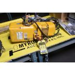 Harrington Electric Chain Hoist, 1/2-Ton, Size C, Lifting Speed 29/5 FT/MIN, w/ 1.2 Hp Motor, 3-Phas
