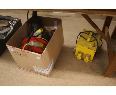 Various power tools and a transformer