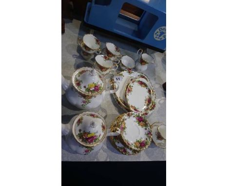 Royal Albert Old Country Roses tea service