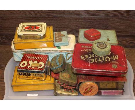 LOT OF VINTAGE TOBACCO AND OTHER TINS