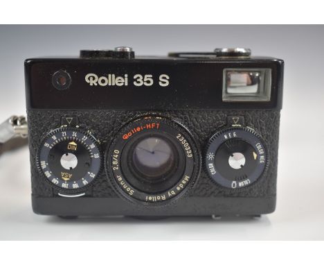 Rollei 35 S compact camera with Sonnar 2.8 40mm lens, in original pouch