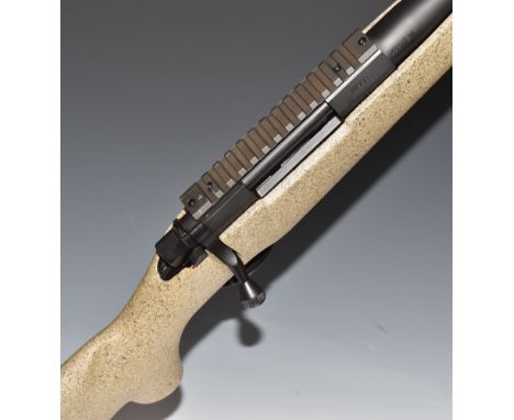 Nosler M48 Custom .223 Rem bolt-action rifle with composite kevlar stock, semi-pistol grip, hair trigger, sling mounts and Ha