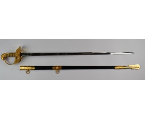 1921 pattern Royal Air Force officer's sword by Wilkinson, No 98641, made for a high ranking officer (Air Commodore and above