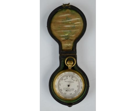 Callaghan &amp; Co. 23a New Bond St. pocket barometer, in original fitted case