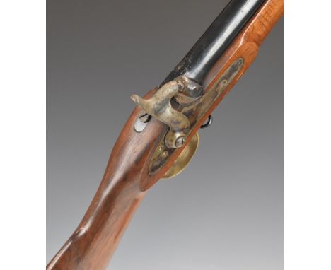 Parker-Hale Enfield pattern .58 percussion hammer action rifle with crown over P-H cypher and '1858 Enfield' to the lock, adj