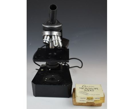 GS microscope with six lens carousel, serial number M 55134