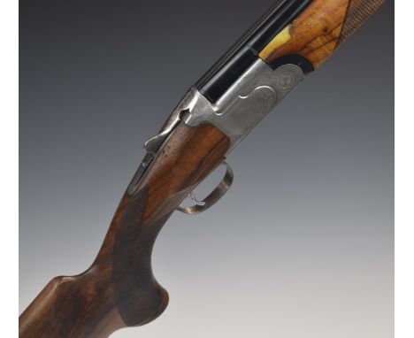 Armi Silma Supreme 12 bore over and under ejector shotgun with engraved lock, underside, trigger guard, top plate and thumb l
