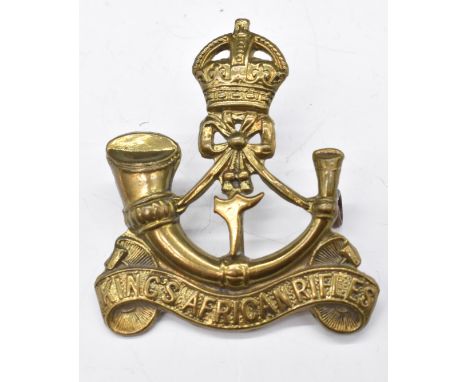 British Army 3rd Battlion King's African Rifles metal cap badge