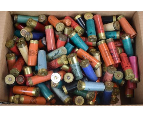Two-hundred-and-fifty-eight 16 bore collector's shotgun cartridges, mainly paper cased including Hellis The Economist, Eley G