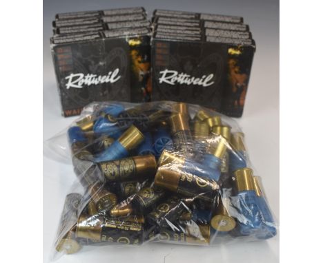 One-hundred-and-twenty-eight Rotweil and R10 shotgun cartridges, some in original boxes.&nbsp;PLEASE NOTE THAT A VALID RELEVA