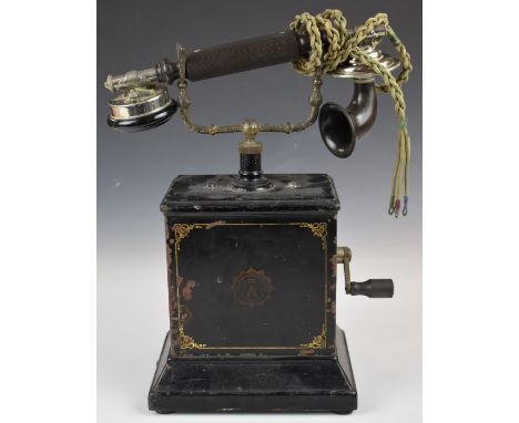 Vintage Ericsson telephone, height 32cm