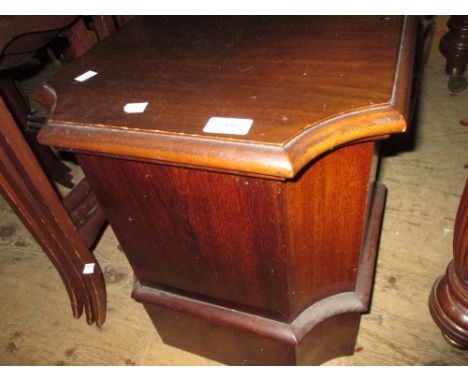 Victorian commode, an octagonal occasional table and an oriental carved square occasional table