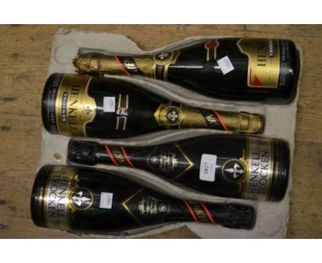 Four bottles of Henkell German sparkling wine