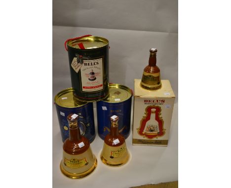 Seven various Bells Scotch Whisky presentation bottles