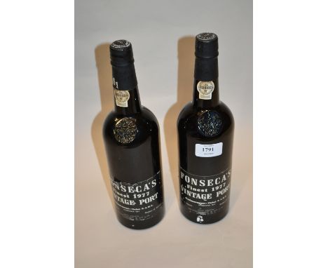 Two bottles Fonsecas 1977 vintage port