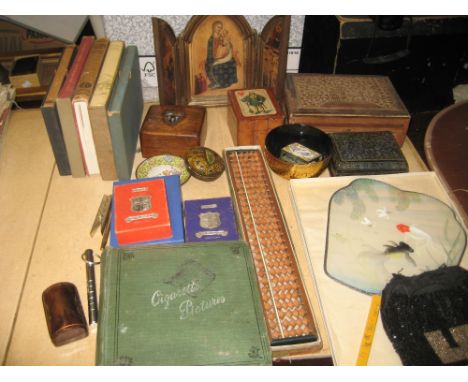 Box containing a large quantity of miscellaneous items including playing cards etc