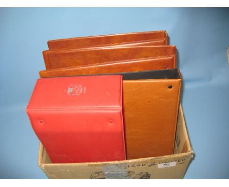 Six albums containing a large collection of various First Day covers