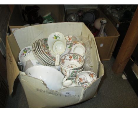 19th Century part tea service and another part tea service