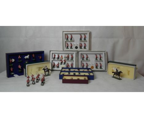 A quantity of boxed Britains lead soldiers and frontline figures