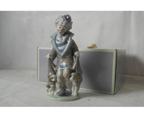 A boxed Lladro clown "Surprise"