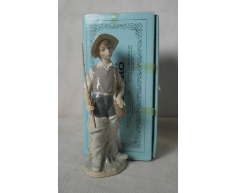 A boxed Lladro figure "Fisherman" 4809