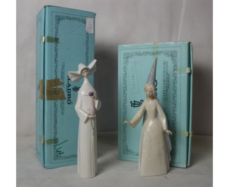 A boxed Lladro figure "Flores" 55503; together with a boxed Lladro figure "Hada" 4595