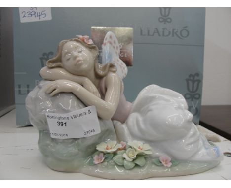 A boxed Lladro Privilege figure fairy