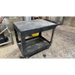 2-Level ULINE Platform Cart w/ handle.