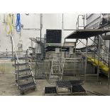 Miscellaneous SS Anti-Slip Grid Floor Platforms, Staircases, Risers