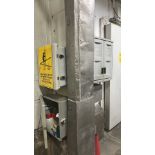 Lot of (2) Plastic Enclosures and 2-Door SUNCAST Storage Locker.