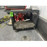 2-Level Mobile Platform Cart w/ Handle on casters