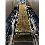 Lot of SS Frame Anti-Slip Plant Flooring, w/ Staircase, Rails