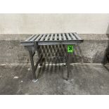Adjustable base Gravity conveyor, Approx 23"x38"x32"