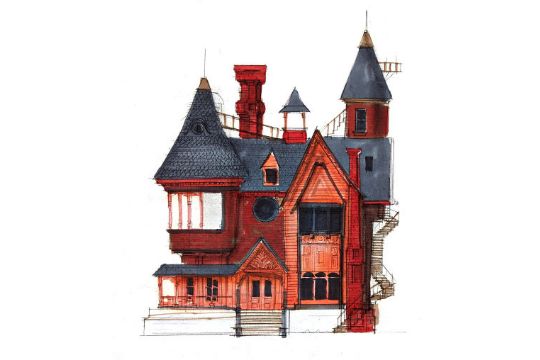 Cine Pink Palace Apartments Concept Original Artwork Laika Previous