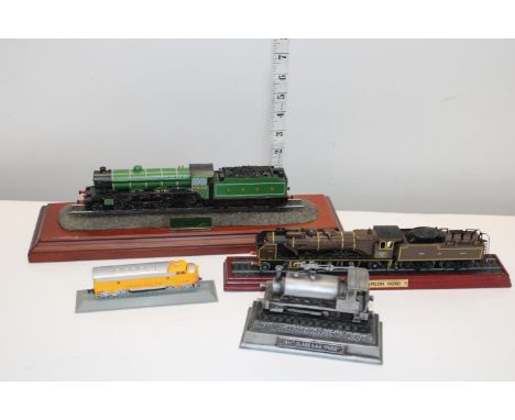 A selection of model locomotives etc 