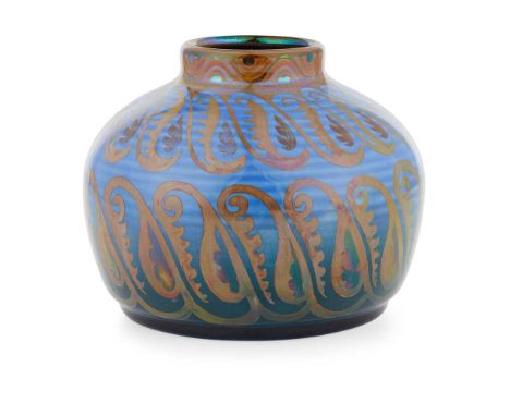 WILLIAM S. MYCOCK (1872-1950) FOR PILKINGTON’S TILE &amp; POTTERY CO. ROYAL LANCASTRIAN LUSTRE VASE, DATED 1927 lustre-glazed