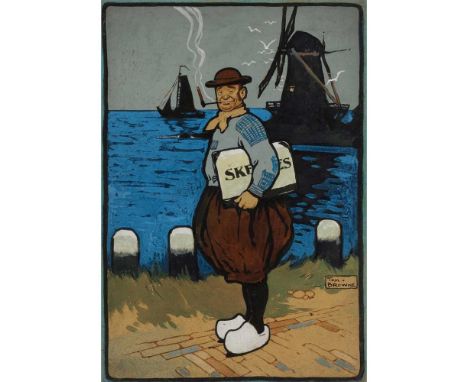 TOM BROWNE (1870-1910) 'SKETCHES' watercolour and bodycolour, signed lower right TOM BROWNE, framedDimensions:56cm x 38cmNote