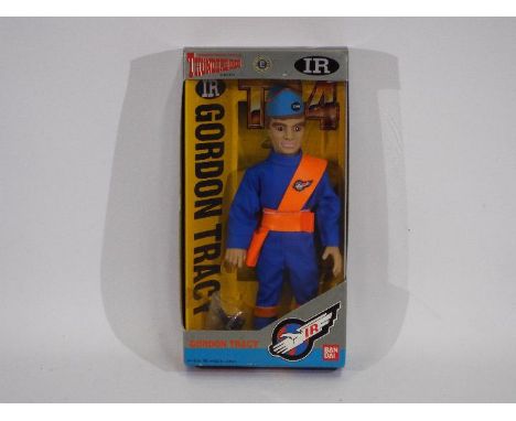 Bandai - A boxed Bandai 1992 'Thunderbirds' 'Gordon Tracy' action figure. The figure appears Mint in a Good - Good Plus windo