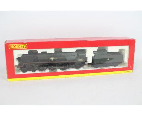 Hornby - A boxed 00 gauge 4-6-2 Merchant Navy Class Holland-Afrika Line operating number 35023 in BR dark green livery. # R21