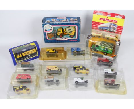 Corgi - Lledo - Matchbox - Majorette - A collection of 16 x boxed / blister packed models in various scales including # K-123