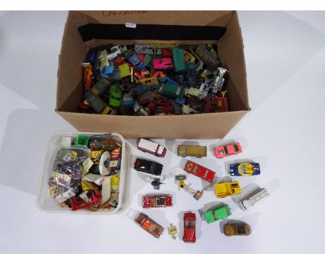 Corgi - Matchbox - Majorette - Guisval - A collection of over 80 x unboxed vehicles and parts for spares or restoration inclu