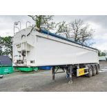 Wilcox 11 metre tri-axle walking floor aggregate trailer Year: 2018 S/N: 18W15408 Reg Ident: C474866