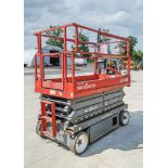 Skyjack SJIII 4626 battery electric scissor lift access platform Year: 2014 S/N: 70018744
