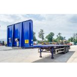 SDC 13.8 metre tri-axle flat bed trailer Year: 2012 Reg/Ident Mark: C328479 VIN: 300113903 MOT