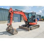 Kubota U48-4 4.8 tonne rubber tracked excavator Year: 2014 S/N: 52461 Recorded Hours: 3074 blade,