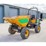 JCB 3 tonne swivel skip dumper Year: 2016 S/N: EGGRF9882 Recorded Hours: Not displayed (Clock blank)