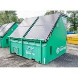 Autosmart Solar Pod solar/diesel generator Comprising of: 4 - solar panels, 8 - batteries,