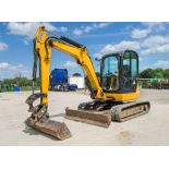 JCB 8050 RTS 5 tonne rubber tracked excavator Year: 2012 S/N: 1741769 Recorded Hours: 3334 blade,