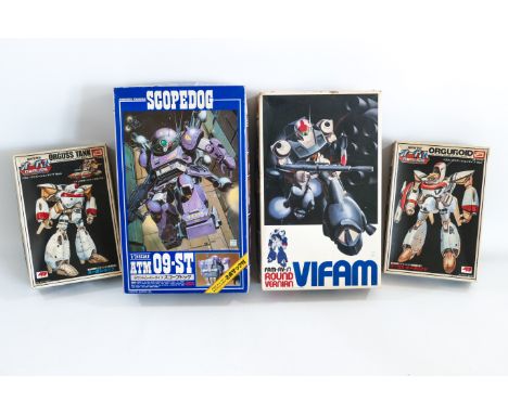 This is a set of four ANIME ROBOT model kits released in&nbsp;JAPAN&nbsp;by&nbsp;BANDAI, TAKARA &amp; IMAI. One is unused, th