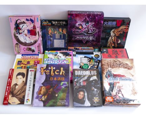This is a lot of PC GAMES &amp; SOFTWARE released in JAPAN. Complete and in good condition. Some are sealed. Includes interes